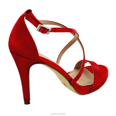 Menbur mujer ulmí 204L1109 tacones altos rojo