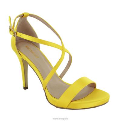 Menbur mujer ulmí 204L4562 tacones altos amarillo