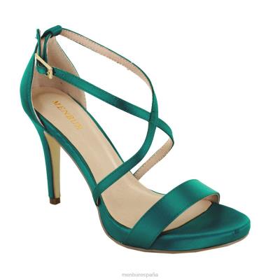 Menbur mujer ulmí 204L4567 tacones altos verde