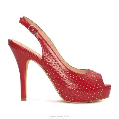 Menbur mujer ume 204L4399 tacones altos rojo