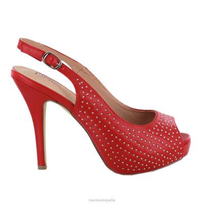 Menbur mujer ume 204L4399 tacones altos rojo