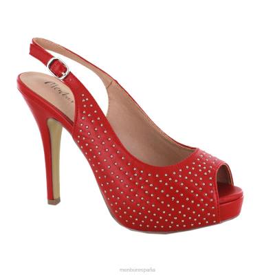 Menbur mujer ume 204L4399 tacones altos rojo