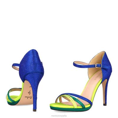 Menbur mujer un solo 204L5282 tacones altos azul medio