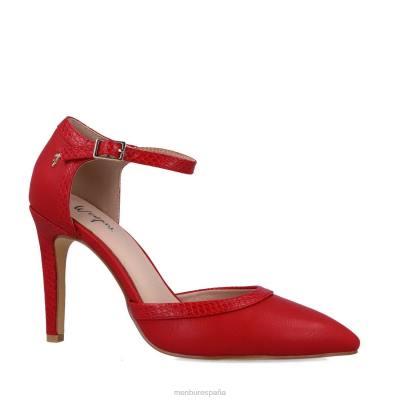 Menbur mujer urea 204L1549 tacones altos rojo