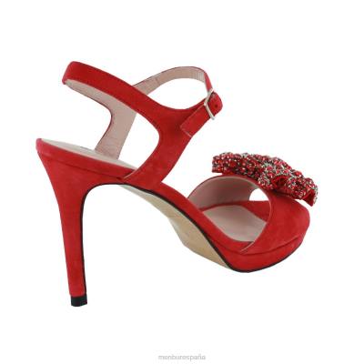 Menbur mujer uria 204L4256 tacones altos rojo