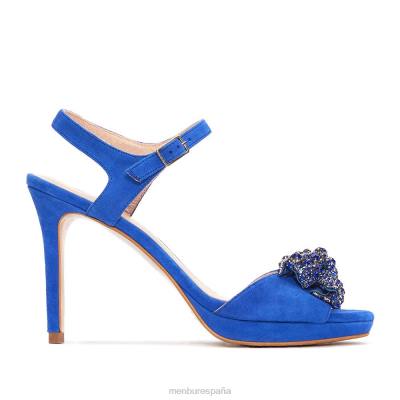 Menbur mujer uria 204L969 tacones altos azul medio