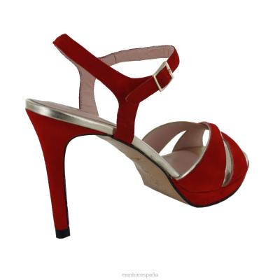 Menbur mujer usi 204L4260 tacones altos rojo