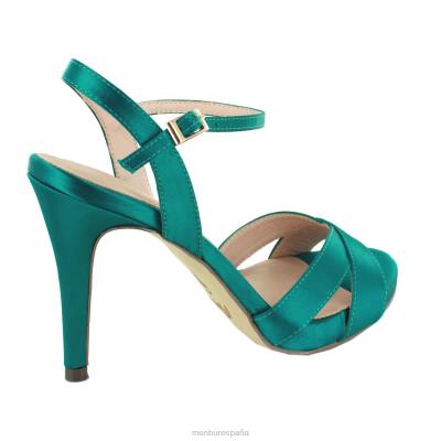 Menbur mujer ustica 204L4883 tacones altos verde