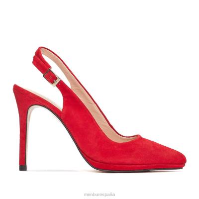 Menbur mujer uzano 204L1415 tacones altos rojo