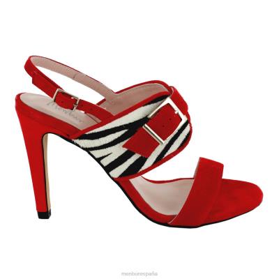 Menbur mujer vagli 204L1435 tacones altos rojo