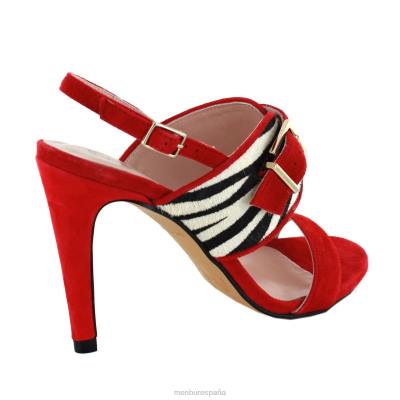 Menbur mujer vagli 204L1435 tacones altos rojo