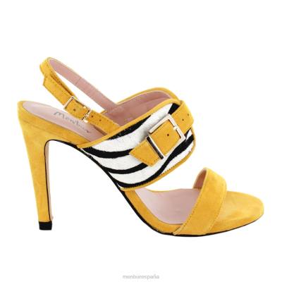 Menbur mujer vagli 204L5272 tacones altos amarillo