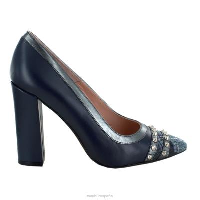 Menbur mujer vaglia 204L5270 tacones altos azul oscuro