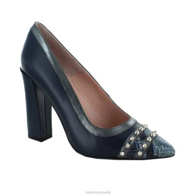 Menbur mujer vaglia 204L5270 tacones altos azul oscuro