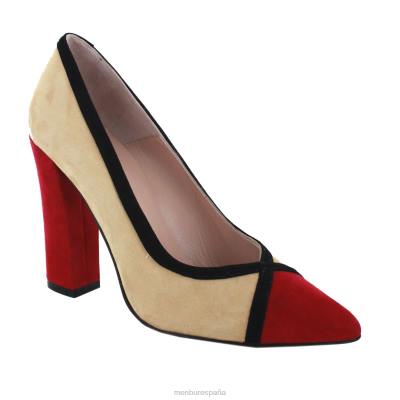 Menbur mujer valcaldara 204L1429 tacones altos rojo