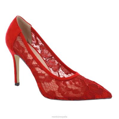 Menbur mujer valdurna 204L5213 tacones altos rojo