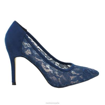 Menbur mujer valdurna 204L5214 tacones altos azul oscuro