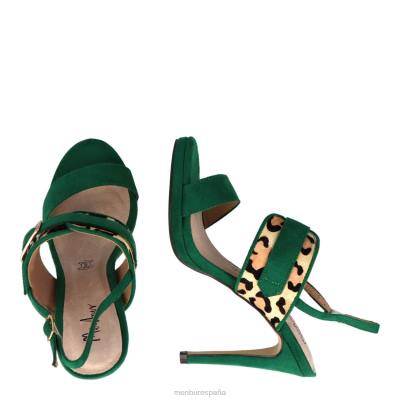 Menbur mujer valicelardi 204L4309 tacones altos verde