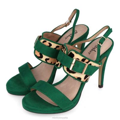 Menbur mujer valicelardi 204L4309 tacones altos verde