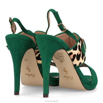 Menbur mujer valicelardi 204L4309 tacones altos verde