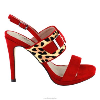 Menbur mujer valicelardi 204L993 tacones altos rojo