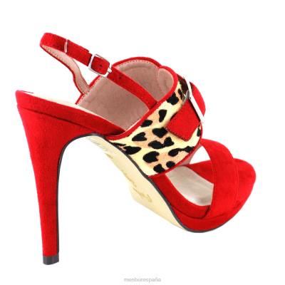 Menbur mujer valicelardi 204L993 tacones altos rojo