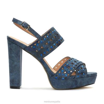 Menbur mujer vallerona 204L1052 tacones altos azul oscuro