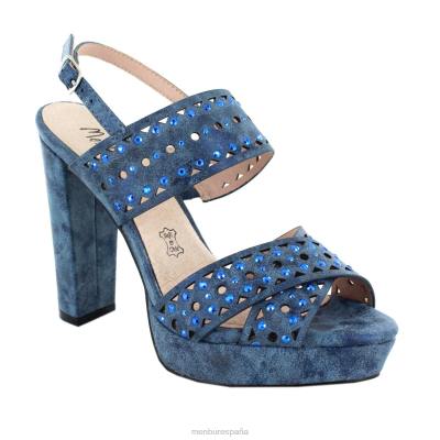 Menbur mujer vallerona 204L1052 tacones altos azul oscuro