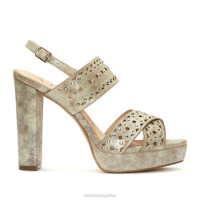 Menbur mujer vallerona 204L4429 tacones altos beige