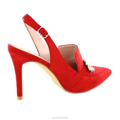 Menbur mujer valpicetto 204L1059 tacones altos rojo