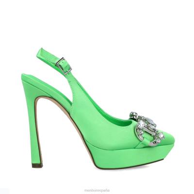 Menbur mujer vega 204L3723 tacones altos verde