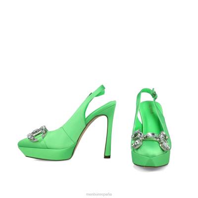 Menbur mujer vega 204L3723 tacones altos verde