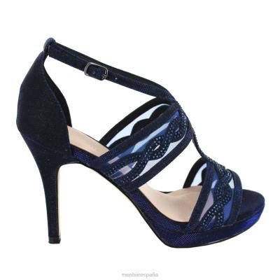 Menbur mujer veleso 204L1080 tacones altos azul oscuro