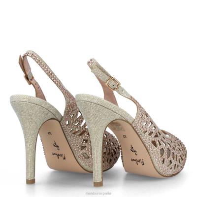 Menbur mujer vendaso 204L4097 tacones altos beige