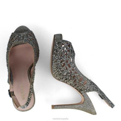 Menbur mujer vendaso 204L893 tacones altos gris