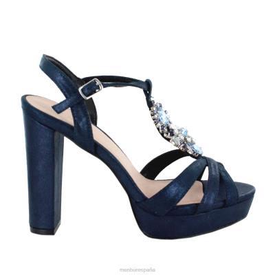 Menbur mujer venecia 204L4409 tacones altos azul oscuro