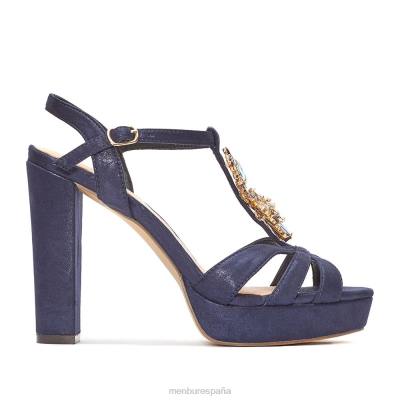 Menbur mujer venecia 204L4409 tacones altos azul oscuro