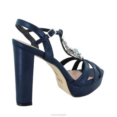 Menbur mujer venecia 204L4409 tacones altos azul oscuro