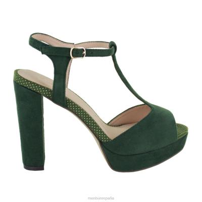 Menbur mujer veroli 204L4479 tacones altos verde