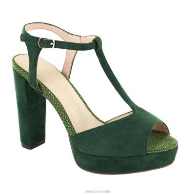 Menbur mujer veroli 204L4479 tacones altos verde