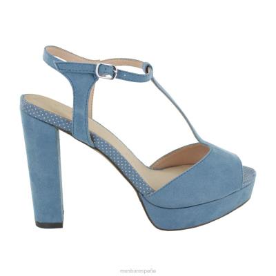 Menbur mujer veroli 204L4481 tacones altos azul medio