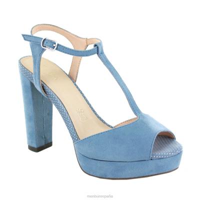 Menbur mujer veroli 204L4481 tacones altos azul medio