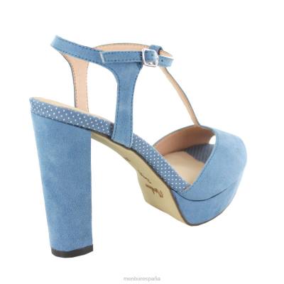 Menbur mujer veroli 204L4481 tacones altos azul medio