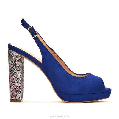 Menbur mujer verticelli 204L1238 tacones altos azul medio