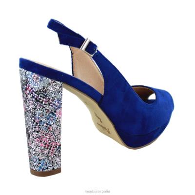 Menbur mujer verticelli 204L1238 tacones altos azul medio