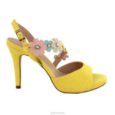 Menbur mujer vescovil 204L1085 tacones altos amarillo