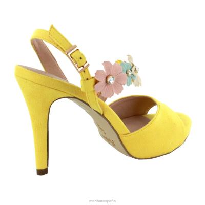 Menbur mujer vescovil 204L1085 tacones altos amarillo