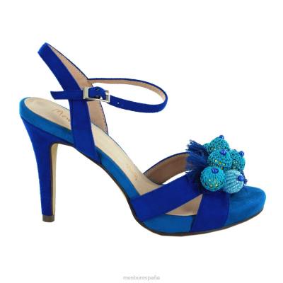 Menbur mujer vigarano 204L1039 tacones altos azul medio