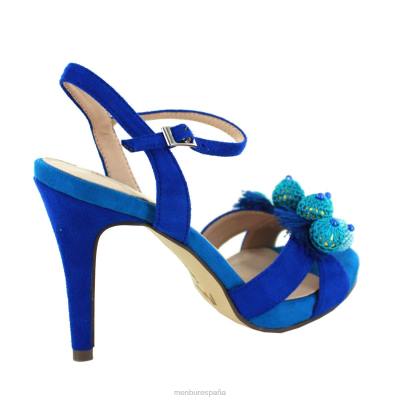 Menbur mujer vigarano 204L1039 tacones altos azul medio