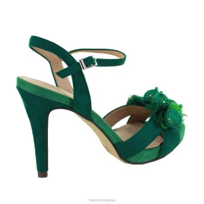 Menbur mujer vigarano 204L4403 tacones altos verde